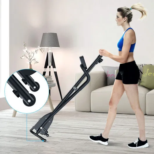 1.0 HP Electric Mobile Power Foldable Treadmill with Operation Display for Home