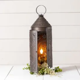 22-Inch Chimney Lantern in Kettle Black