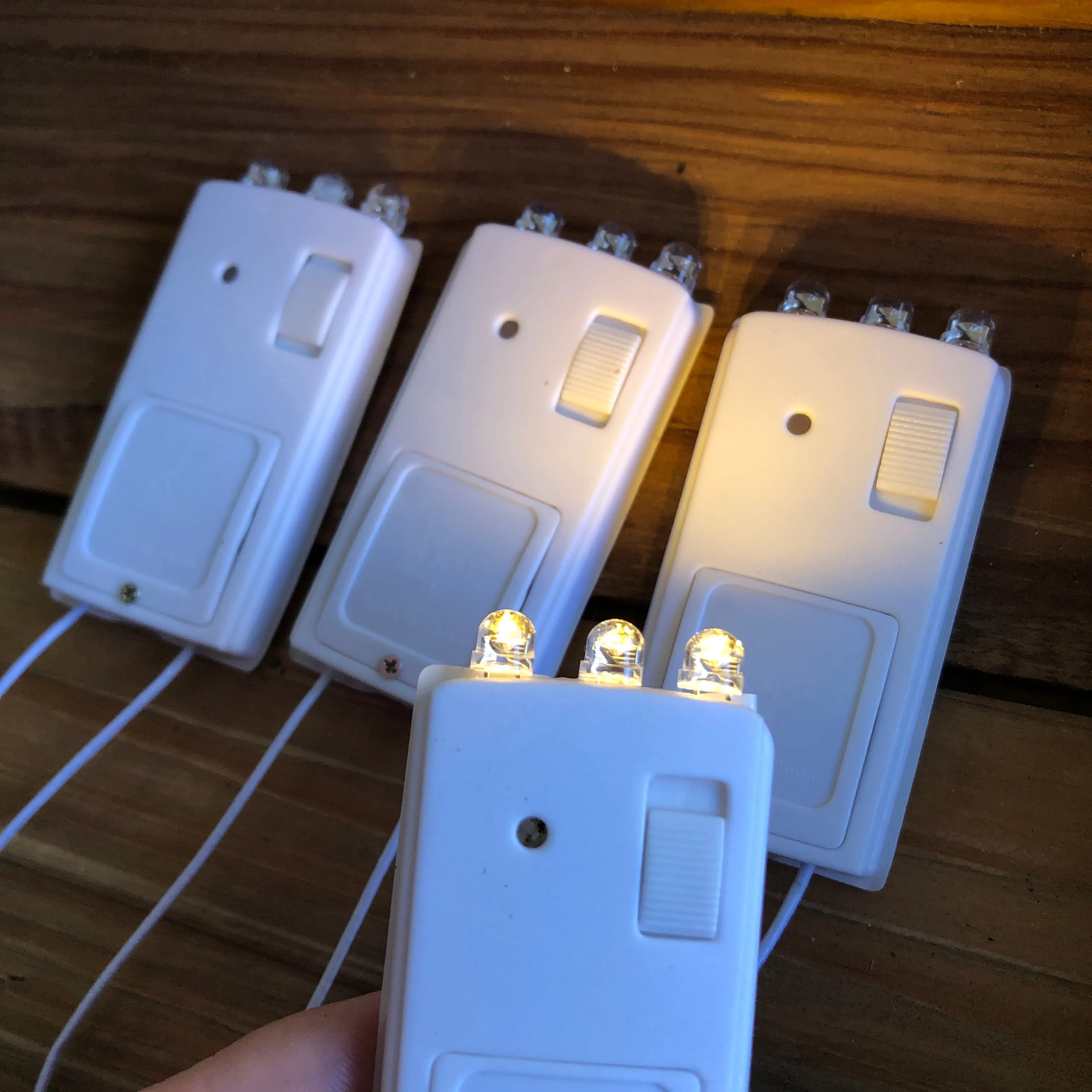 6 pack - Small Warm White LED Lantern Lights (batteries incl) for small lanterns