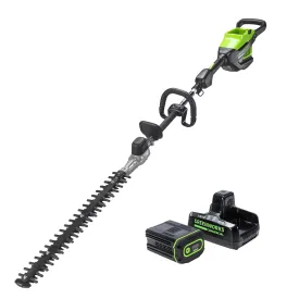 82V Short Pole Hedge Trimmer w/ 2.5 Ah Battery & Dual Port Charger