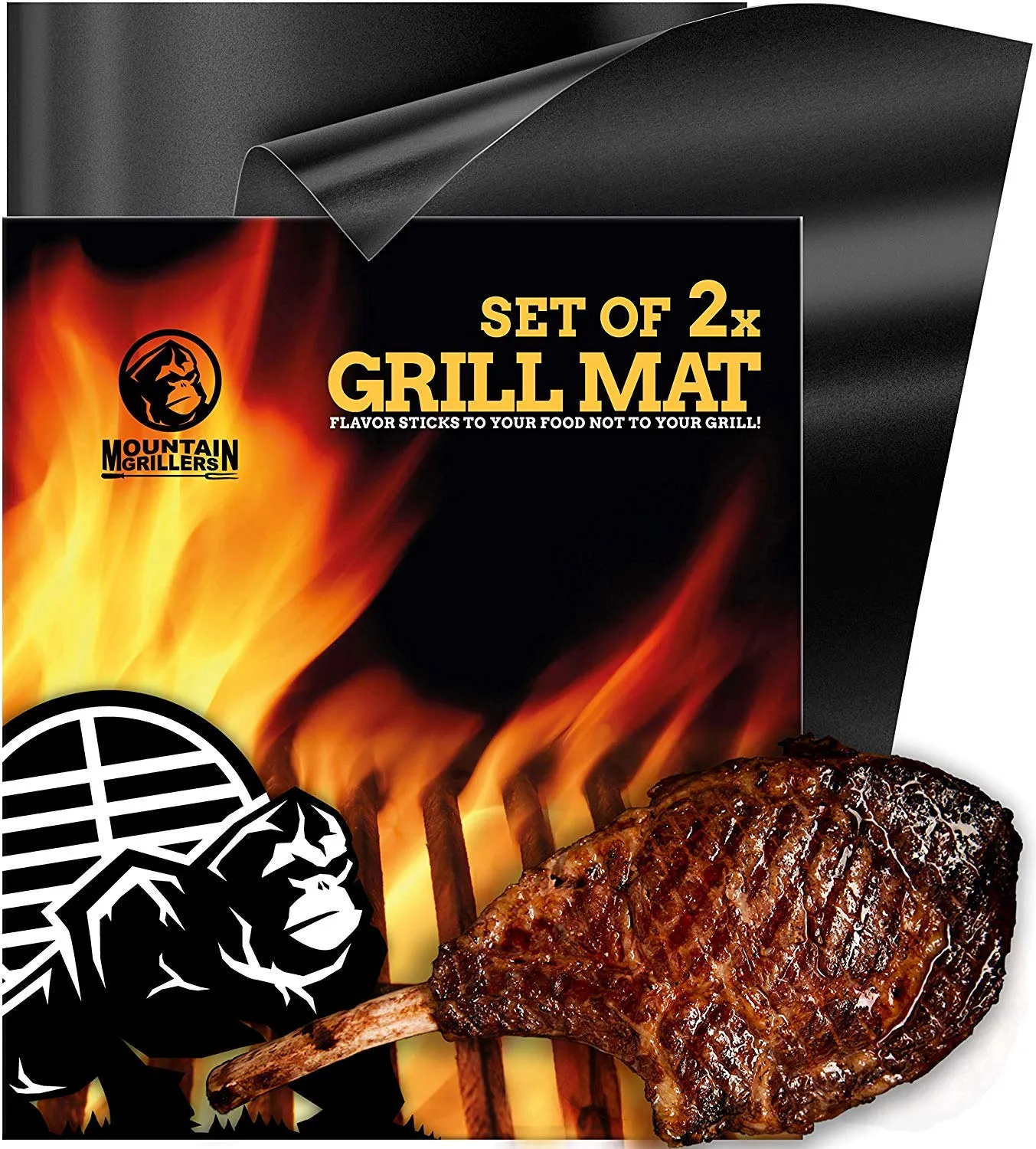 Bbq Grill Mat Non Stick  Heavy Duty Bbq Grilling Mats For Gas Grill Or Charcoal