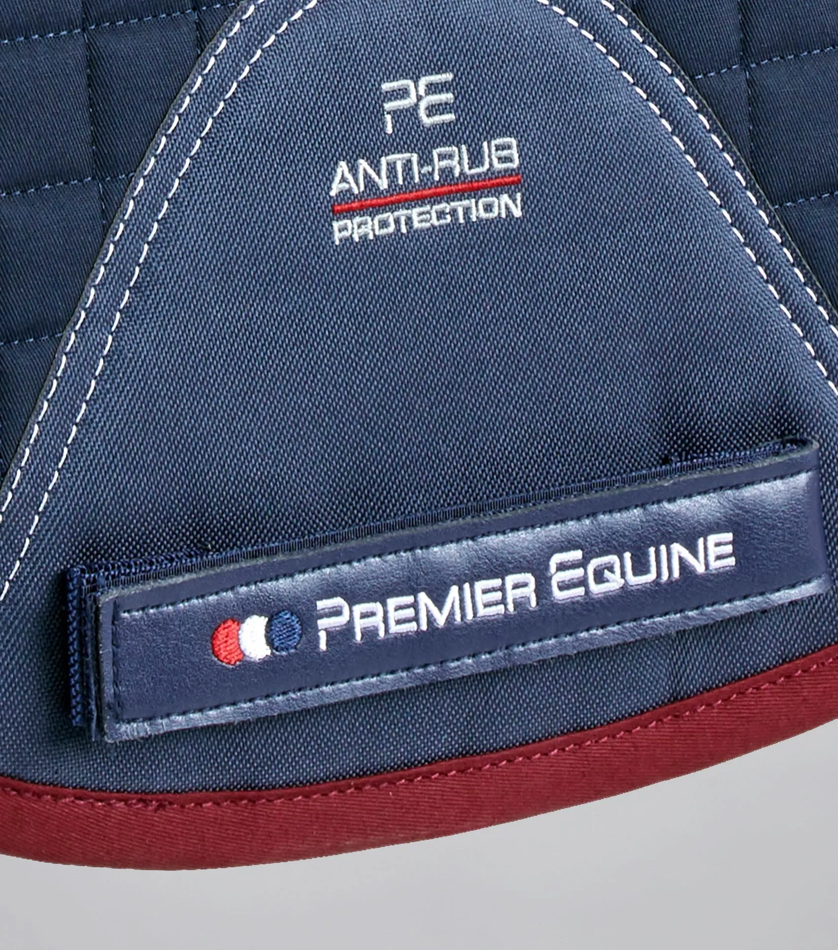 Close Contact European Cotton Saddle Pad - GP/Jump Square Navy