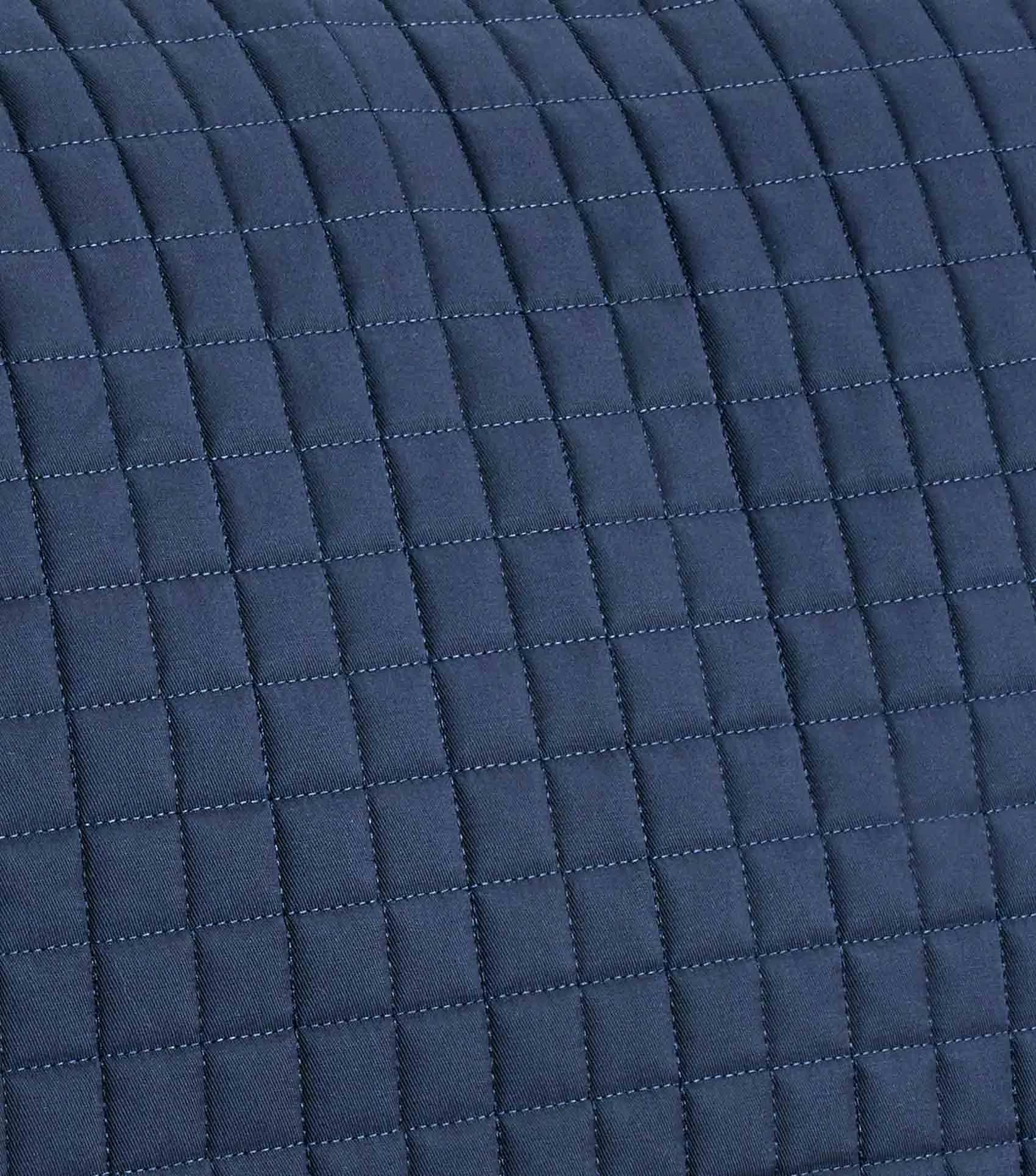 Close Contact European Cotton Saddle Pad - GP/Jump Square Navy