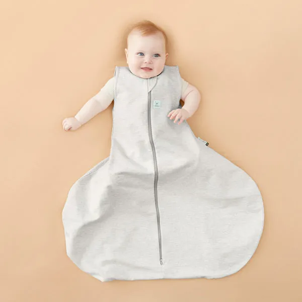 ergoPouch Hip Harness Jersey Sleeping Bag 1.0 TOG - Grey Marle - 8 to 24 Months