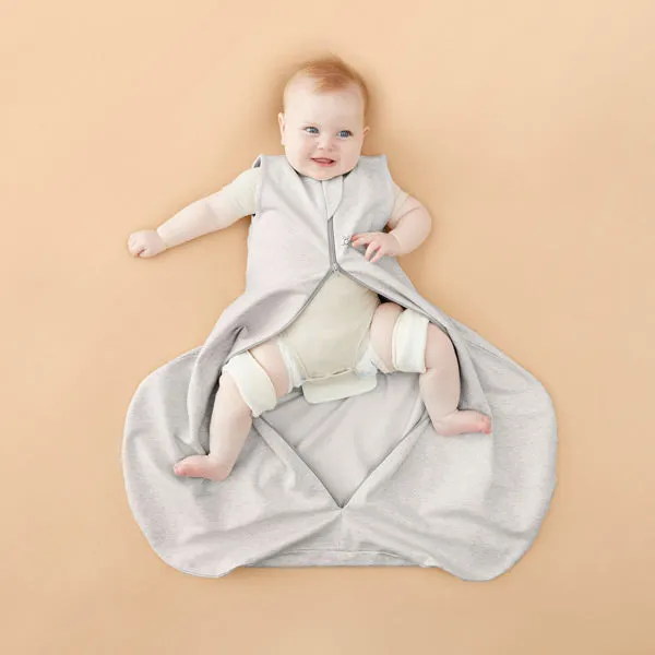 ergoPouch Hip Harness Jersey Sleeping Bag 1.0 TOG - Grey Marle - 8 to 24 Months