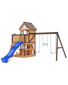 Lifespan Kids Coventry Play Centre Set with 2.2m Blue Slide