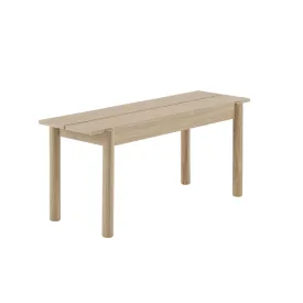 Linear Wood Bench 110 x 34