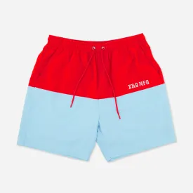 Mas Fresco Nylon Short Red Sky