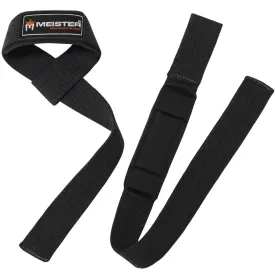 Neoprene-Padded Lifting Straps (Pair) - Black