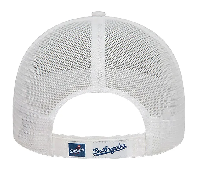 New Era Accessories LA Dodgers Home Field White 9FORTY Trucker Cap