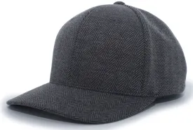 Pacific Headwear Herringbone Poly/Rayon Flexfit® Cap