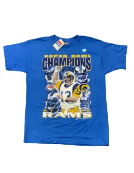 Rams Kurt Warner Pointing Tee Blue