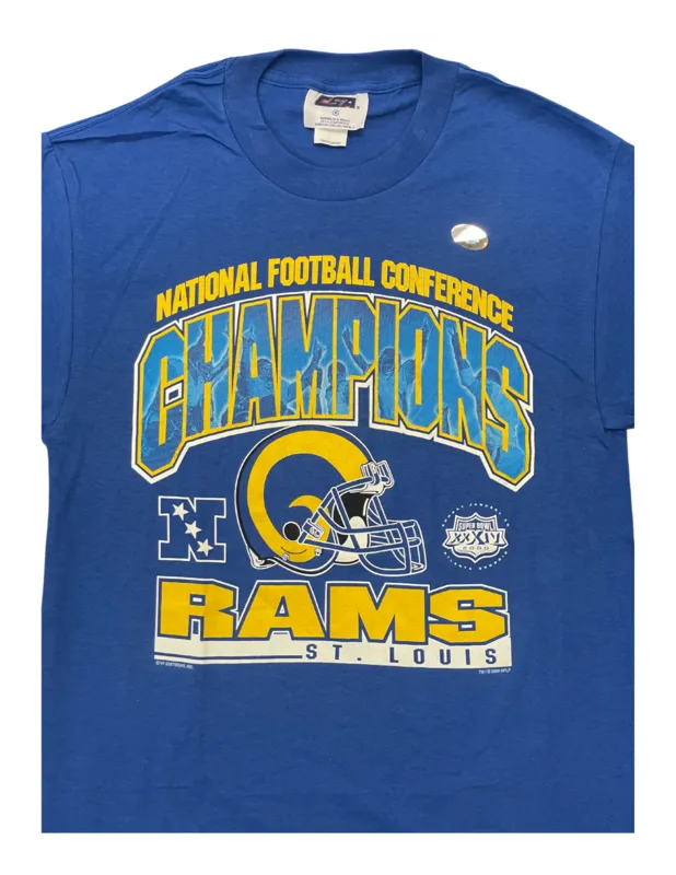 St. Louis Rams NFC Champions Tee Blue