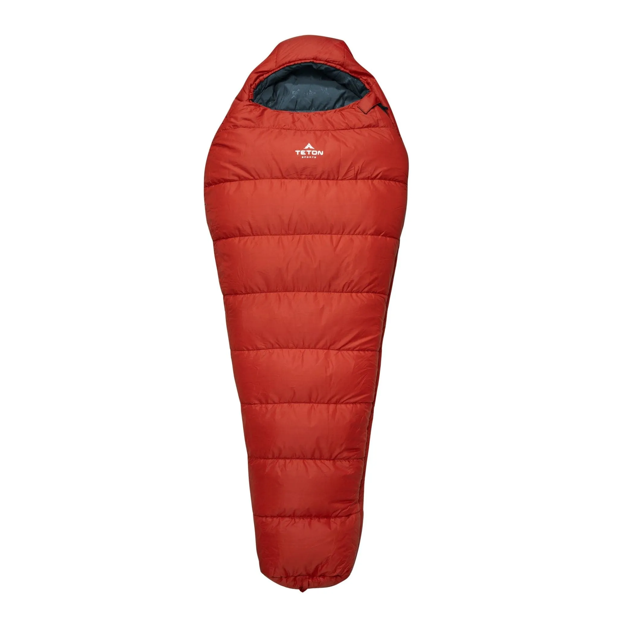 Teton Sports LEEF -18˚c/0˚f Mummy REGULAR Sleeping Bag in Fire/Slate