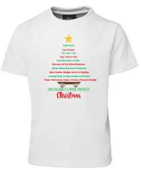 Trampoline Christmas Tee