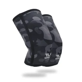 TUFF 7mm Competition Knee Sleeves (Black Camo)