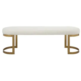 Uttermost Infinity Gold Bench